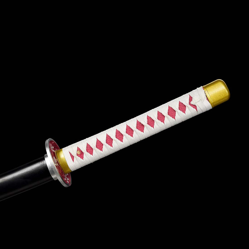 Red Carbuncle Sword Demon Slayer Tsuyuri Kanao Nichirin Katana Sword with Full Tang Red ...