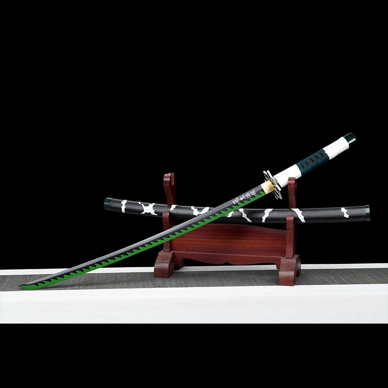 Katana Sanemi Shinazugawa de Kimetsu No Yaiba, lame avec LED Katana Sanemi Shinazugawa de Kimetsu No Yaiba, lame avec LED