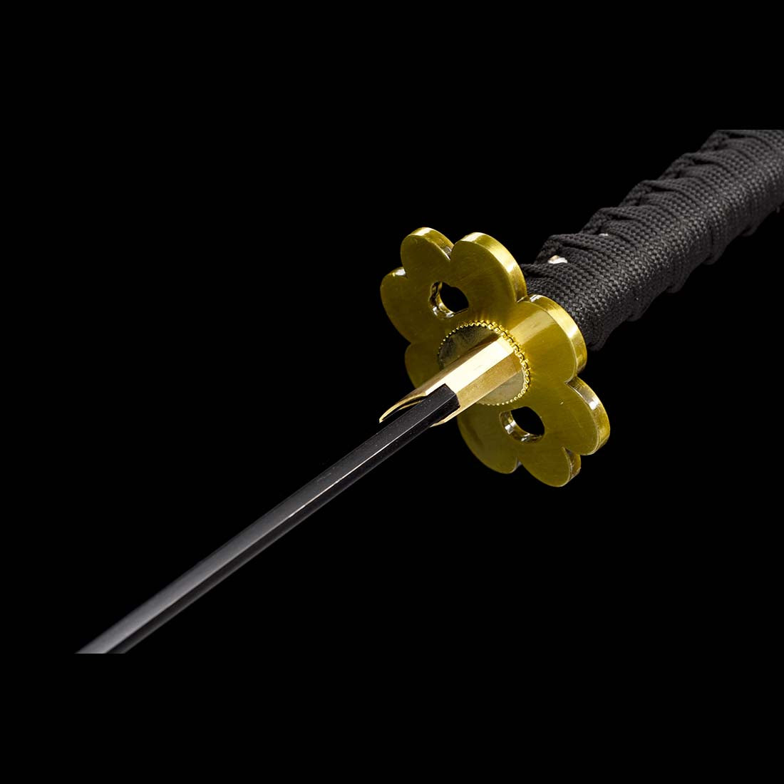 One Piece Roronoa Zoro Shusui Sword with 1060 Carbon Steel Black Full ...