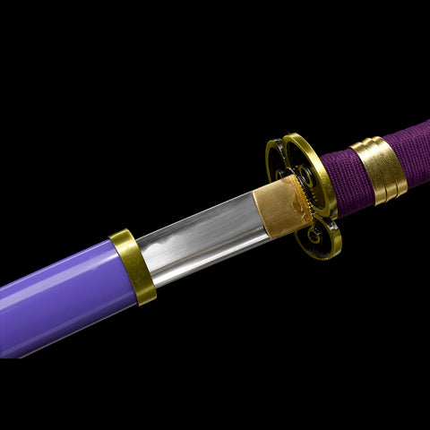 anime katana one piece roronoa zoro swords Shusui Sword 1095 High Carbon Steel COOLKATANA QQ-0110 10