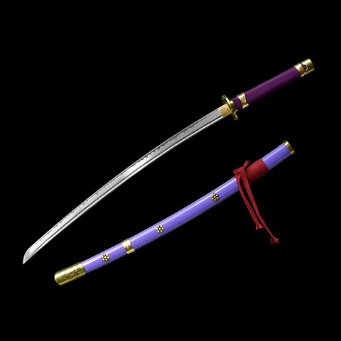 anime katana one piece roronoa zoro swords Shusui Sword 1095 High Carbon Steel COOLKATANA QQ-0110 16