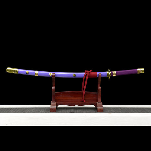 anime katana one piece roronoa zoro swords Shusui Sword 1095 High Carbon Steel  COOLKATANA QQ-0110 1