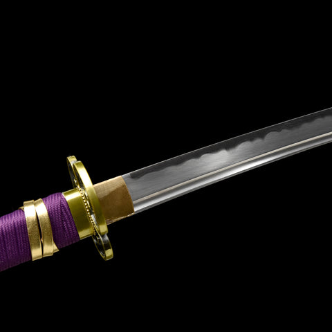 anime katana one piece roronoa zoro swords Shusui Sword 1095 High Carbon Steel COOLKATANA QQ-0110 6
