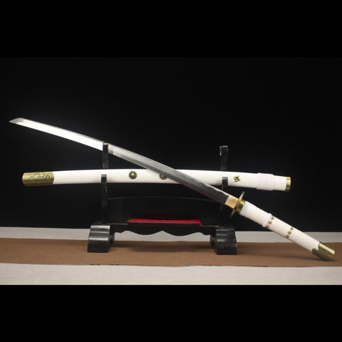 anime katana one piece Kozuki Momonosuke Sword Ame No Habakiri Katana 1045 Carbon Steel HY-0011 1