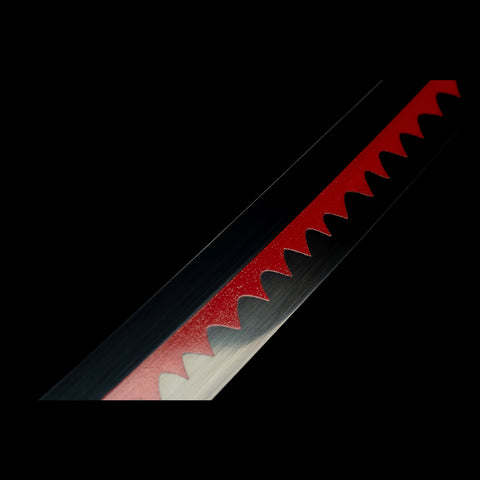 Anime sword one piece characters roronoa zoro Shusui katana 1095 High Carbon Steel Black Blade Sharpening QQ-0114 11