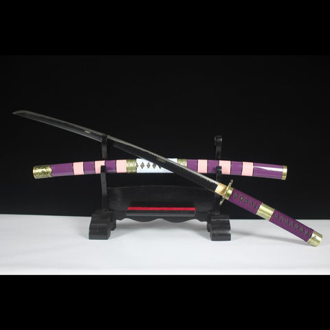 Handmade Anime One Piece Nidai Kitetsu Katana Sword 1045 Steel Full Tang Shinogidukuri-COOLKATANA