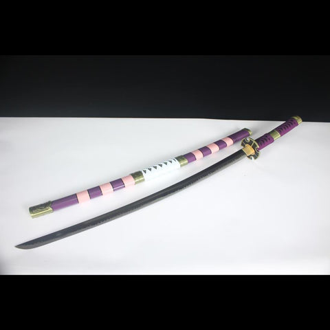 Handmade Anime One Piece Nidai Kitetsu Katana Sword 1045 Steel Full Tang Shinogidukuri-COOLKATANA