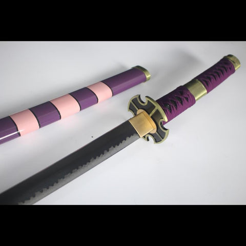 Handmade Anime One Piece Nidai Kitetsu Katana Sword 1045 Steel Full Tang Shinogidukuri-COOLKATANA