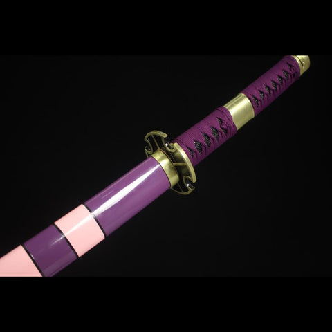 Handmade Anime One Piece Nidai Kitetsu Katana Sword 1045 Steel Full Tang Shinogidukuri-COOLKATANA-HY-0006-U