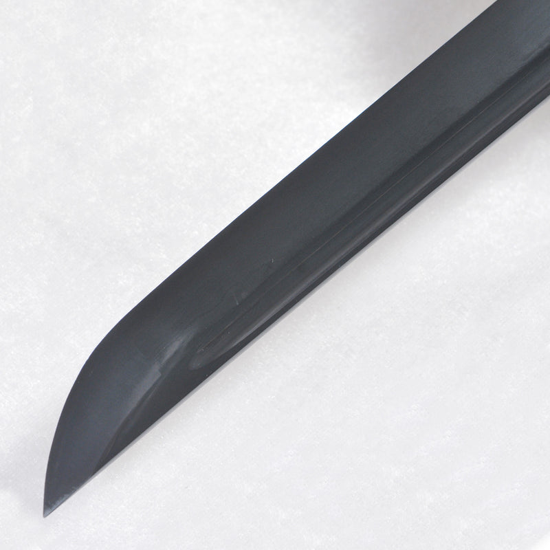 Handmade Japanese Ninja Sword Straight Blade Ninjato Folded Steel Dragon Engraving - COOLKATANA 