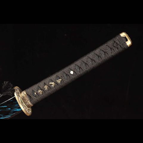 Flowing Cloud Theme Japanese Katana Sword Tsuka-QQ-0205-U