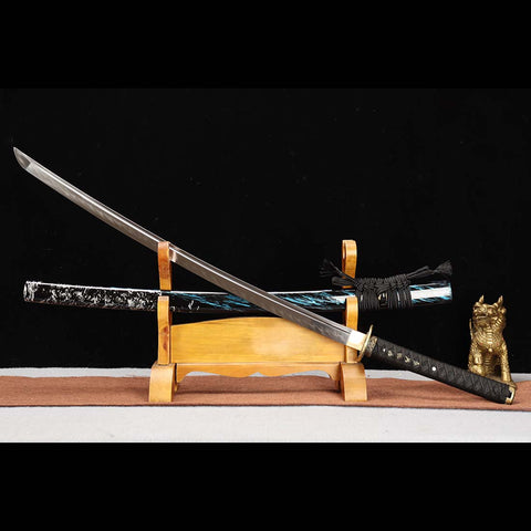 Flowing Cloud Theme Japanese Katana