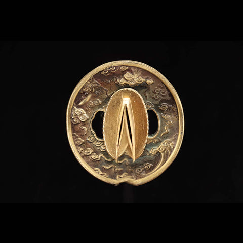 Flowing Cloud Katana Tsuba-QQ-0205-U