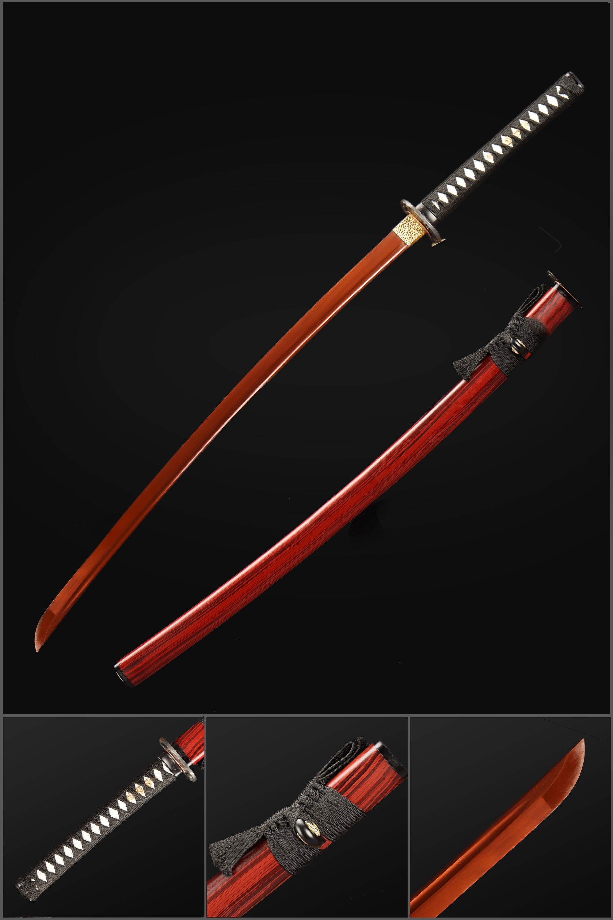 Bloody Sword High Manganese Steel Full Tang Katana Sword with Zinc