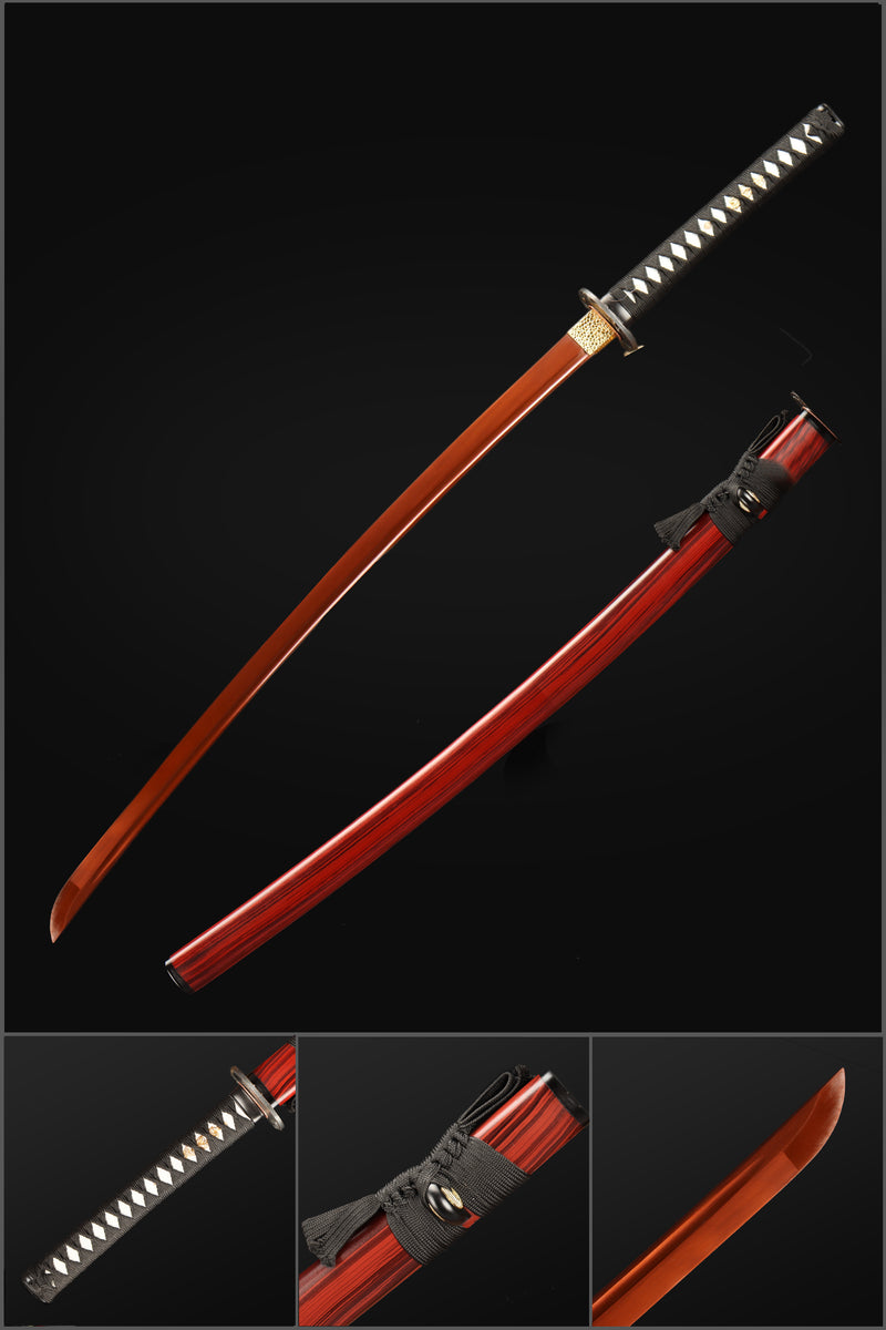 Bloody Sword High Manganese Steel Full Tang Katana Sword with Zinc Alloy Fitting - COOLKATANA 