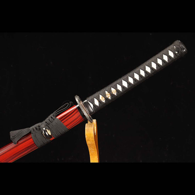 Bloody Sword High Manganese Steel Full Tang Katana Sword with Zinc Alloy Fitting - COOLKATANA 