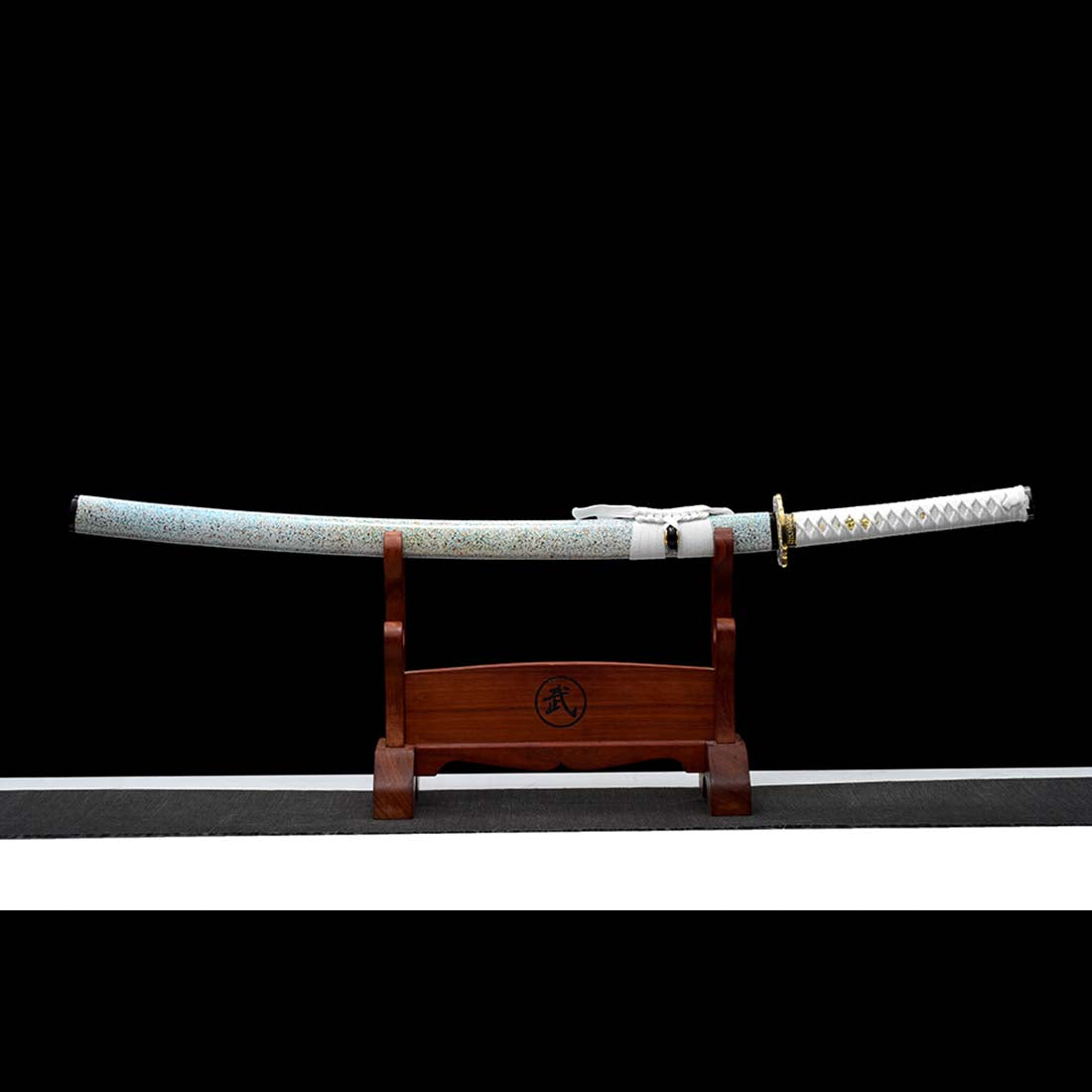 Steel Spring Tang's 9260 Spring Steel Full Tang Blade Japanese Samurai Katana with Bo-hi ...