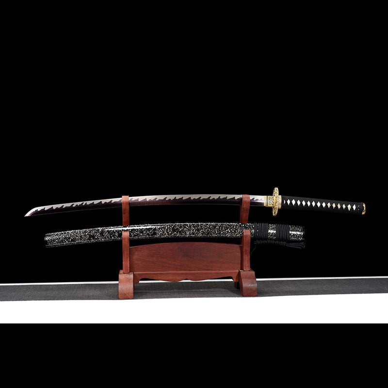 Regulus Sword Replica Folded Steel Full Tang Fire PatternJapanese Samurai Katana - COOLKATANA 
