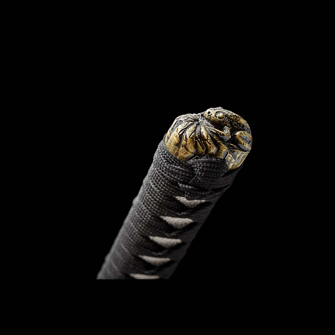 Samurai Blade Pattern High manganese Steel Fire Pattern Blade Full Tang Japanese Samurai ...