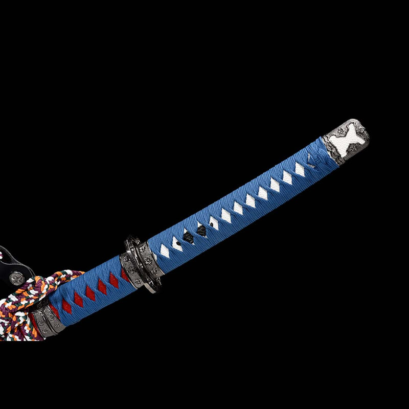 Murasakino Hantachi T10 Steel Full Tang Blade Japanese Tachi Sword with Painted Saya - COOLKATANA 