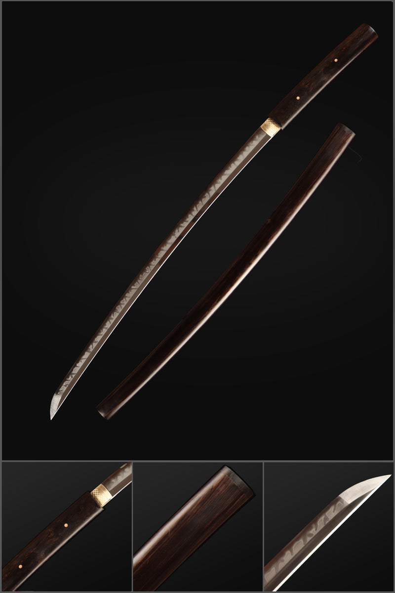 Ronin Sword Replica, 1095 High Carbon Steel Japanese Shirasaya Sword Full Tang - COOLKATANA 