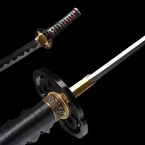 Handmade Japanese Wakizashi Sword 1095 High Carbon Steel Strong Full Tang-COOLKATANA-SL-1235-U