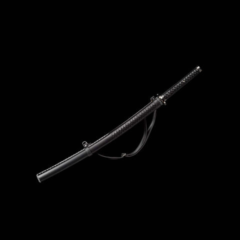 Handmade The Walking Dead Michonne Katana 1060 Carbon Steel Full Tang Blade Black Saya-COOLKATANA-QQ-0124-U