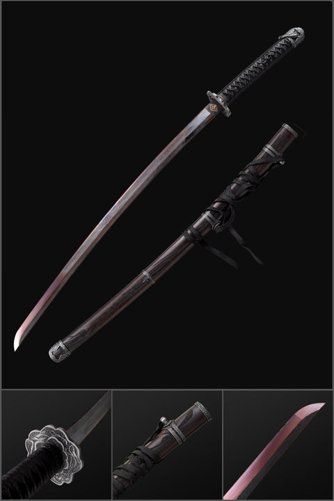 COOLKATANA Violet Undead Cut Katana Sword, Sekiro: Shadows Die Twice Japanese Samurai Sword