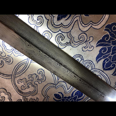 Handmade Chinese Sword Flying Dragon Sword(Chief level) Folded Steel Four-sided Blade Hand-Carved-COOLKATANA-SL-3095-U