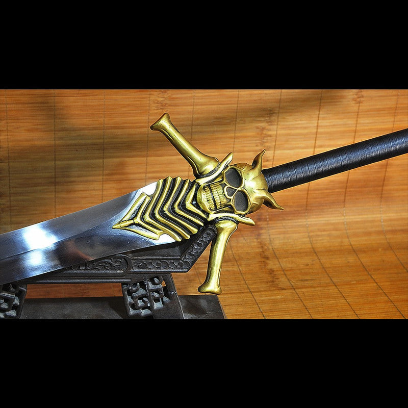 Hand Forged Devil May Cry Dante Sword Double Edge Sword 1095 Steel Brass Fittings - COOLKATANA 