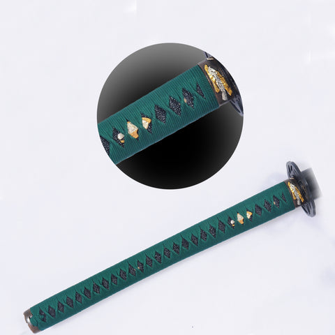 Nodachi Japanese Samurai Long Sword Green Tsuka