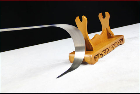 Handmade Chinese Sword Tai Chi Dao Manganese Steel Longquan Sword Rosewood Scabbard-COOLKATANA-SL-8002-1-U