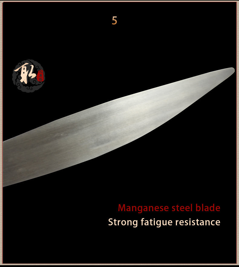 Handmade Chinese Sword Tai Chi Dao Manganese Steel Longquan Sword Rose