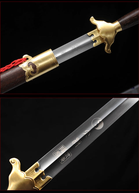 Handmade Chinese Sword Yang Wu Tai Chi Jian Stainless Steel Longquan Sword Soft Sword-COOLKATANA