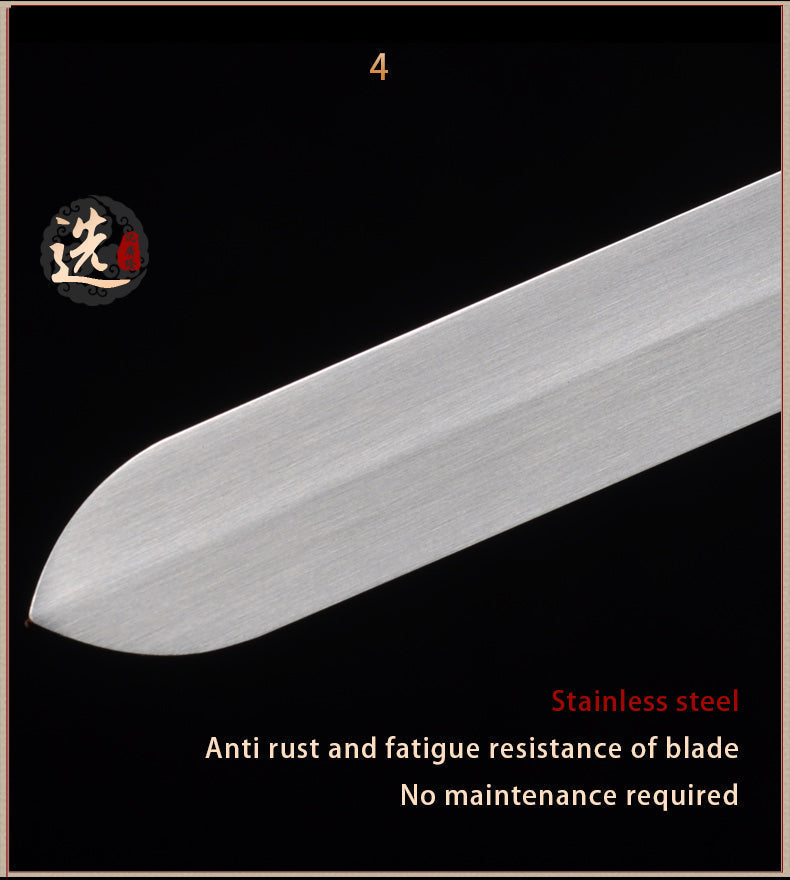 Handmade Chinese Sword Yang Wu Tai Chi Jian Stainless Steel Longquan S