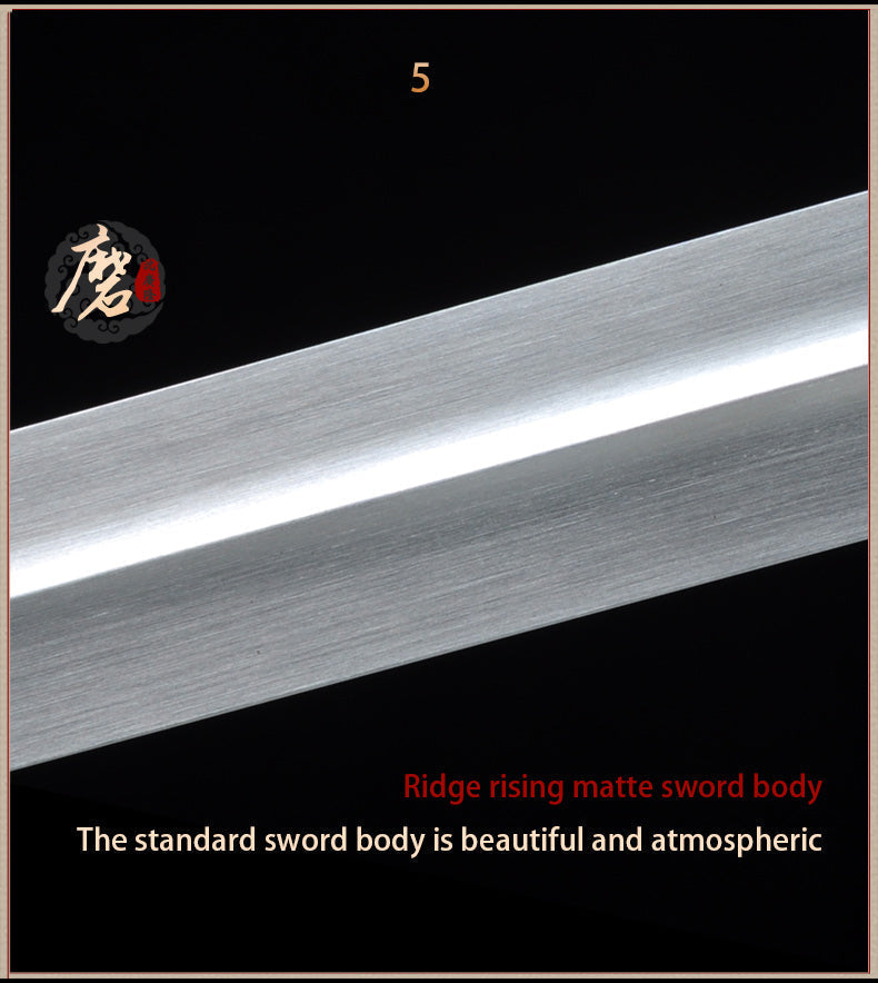 Handmade Chinese Sword Yang Wu Tai Chi Jian Stainless Steel Longquan Sword Soft Sword - COOLKATANA 
