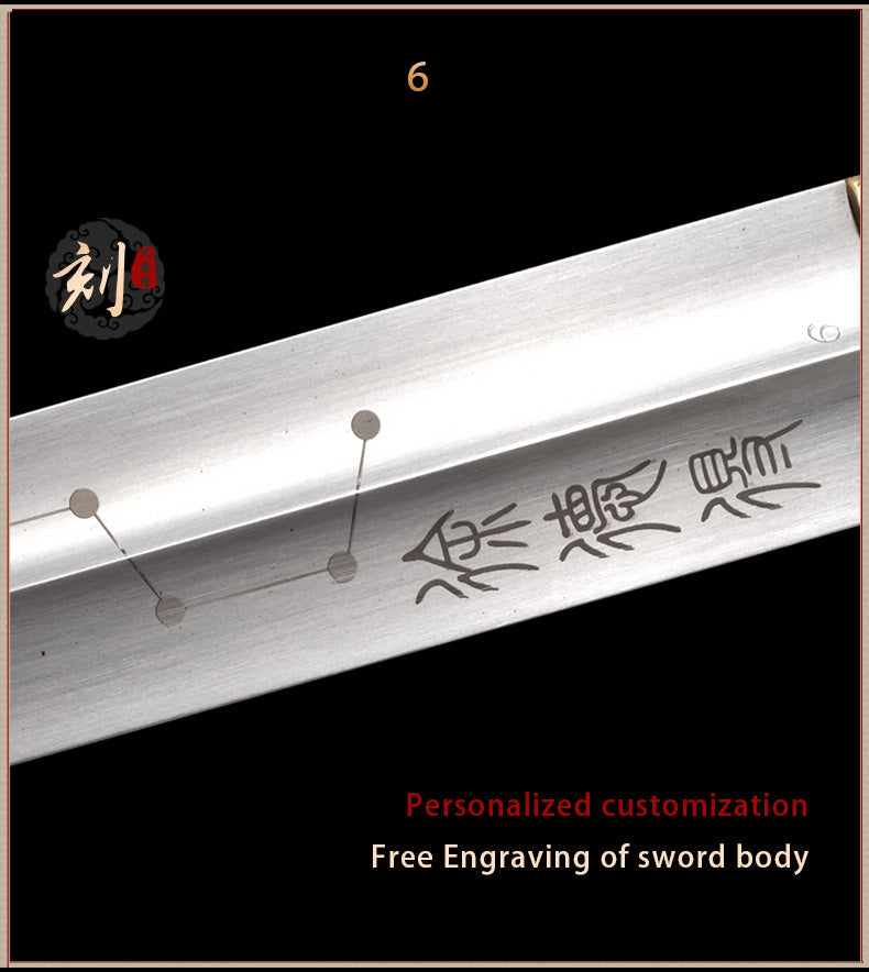 Handmade Chinese Sword Yang Wu Tai Chi Jian Stainless Steel Longquan S