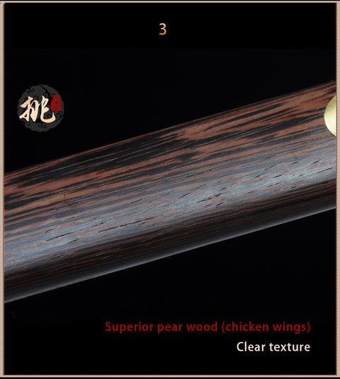 Handmade Chinese Sword Pure Copper Decorate Tai Chi Jian Stainless Steel Longquan Sword Rosewood Scabbard-COOLKATANA