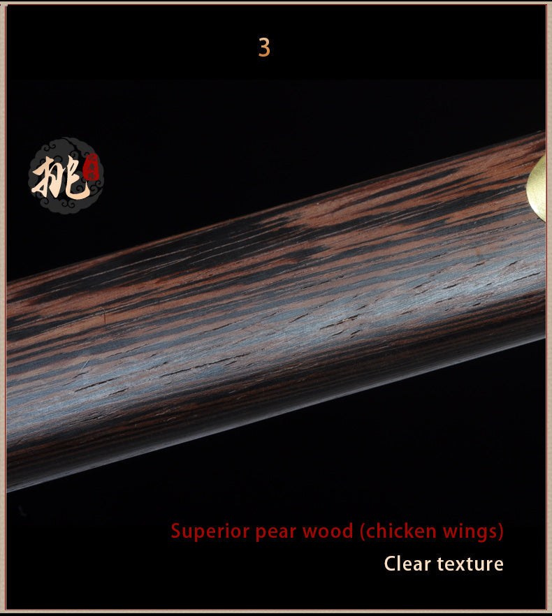 Handmade Chinese Sword Pure Copper Decorate Tai Chi Jian Stainless Steel Longquan Sword Rosewood Scabbard - COOLKATANA 