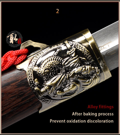 Handmade Chinese Sword Yin Yang Two handed Tai chi Jian Stainless Steel Bagua Sword Longquan Sword-COOLKATANA-SL-8027-1-U