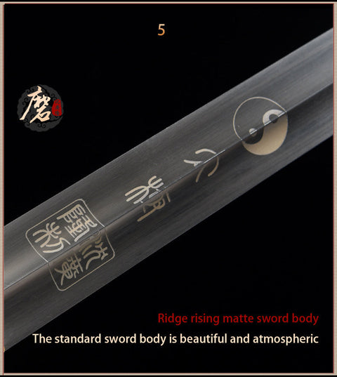 Handmade Chinese Sword Yin Yang Two handed Tai chi Jian Stainless Steel Bagua Sword Longquan Sword-COOLKATANA