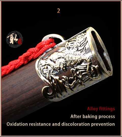 Handmade Chinese Sword Zodiac Signs Tai Chi Jian Stainless Steel Longquan Sword-COOLKATANA-SL-8030-1-U