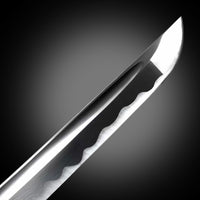 Shinogidukuri Mirror Fake Hamon with Bo-hi