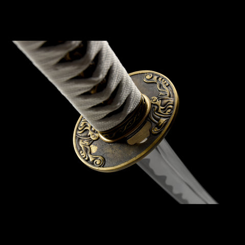 Dante Devil May Cry 3 Katana Sword Yamato 1095 High Carbon Steel Copper Fittings Clay Tempered Tsuba Fitting SL-1284 14