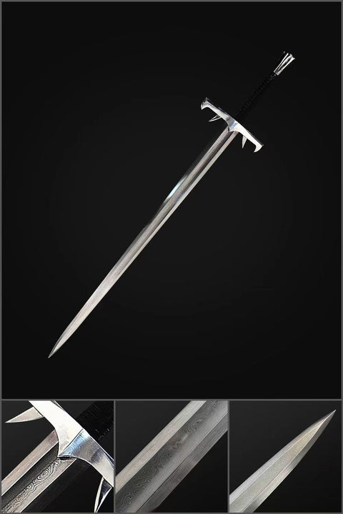 Hand Forged European Sword of Immortals Kurgan Sword Iron Fittings Functional-COOLKATANA-SL-1397-U