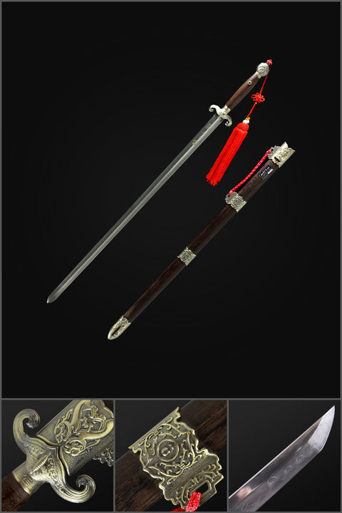 Handmade Chinese Sword Universe Tai Chi Jian Stainless Steel Soft Sword Longquan Sword-COOLKATANA-SL-8010-1-U