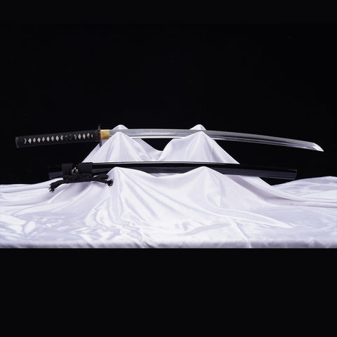 Hand Forged Japanese Samurai Katana Sword T9 Steel Blade Water Quenching Iron Tsuba-ZS-0053-U