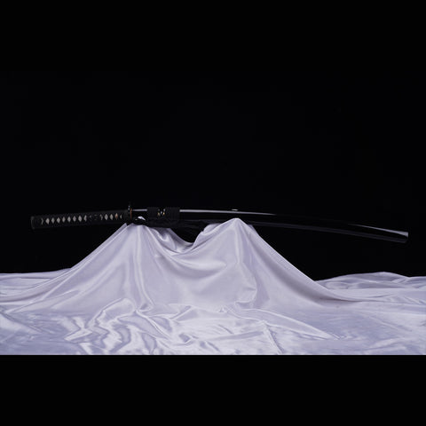 Hand Forged Japanese Samurai Katana Sword T10 Steel Blade Water Quenching Iron Tsuba-ZS-0053-U