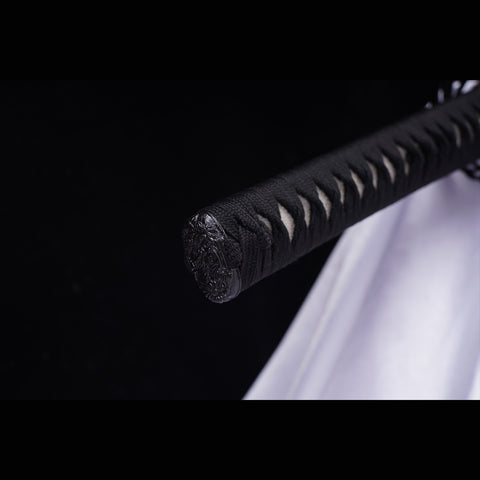 Hand Forged Japanese Samurai Katana Sword T24 Steel Blade Water Quenching Iron Tsuba-ZS-0053-U