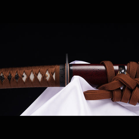 Hand Forged Japanese Samurai Katana Sword Folded Steel Sashikomi A+ Polishing Grade Full Tang-COOLKATANA-ZS-0001-1-U
